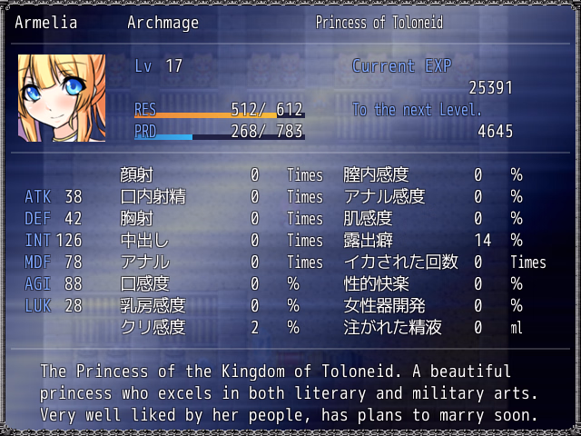 RPGM Completed Princess Armelia [Final] [yaminabedaiichikantai]