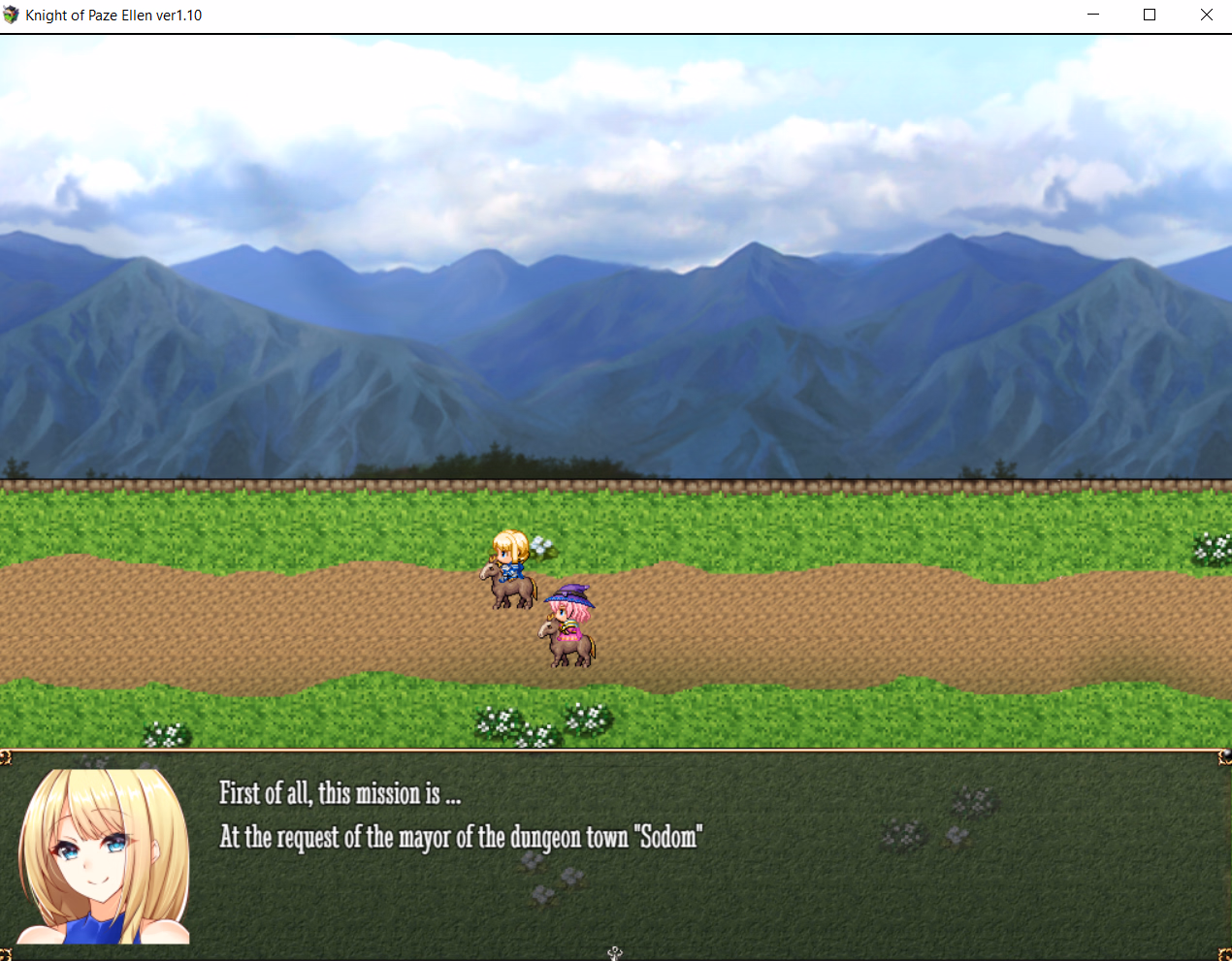 RPGM Completed Paze Knight Ellen and the Dungeon town Sodom [v1.10] [dHR-ken]