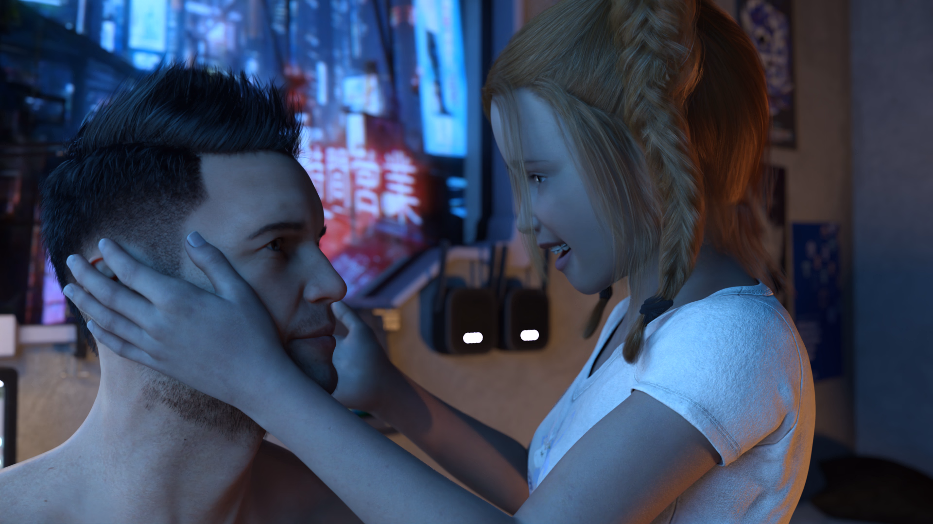VN Ren'Py Abandoned Surviving With My Daughter [v1.0] [Golden Bunny]