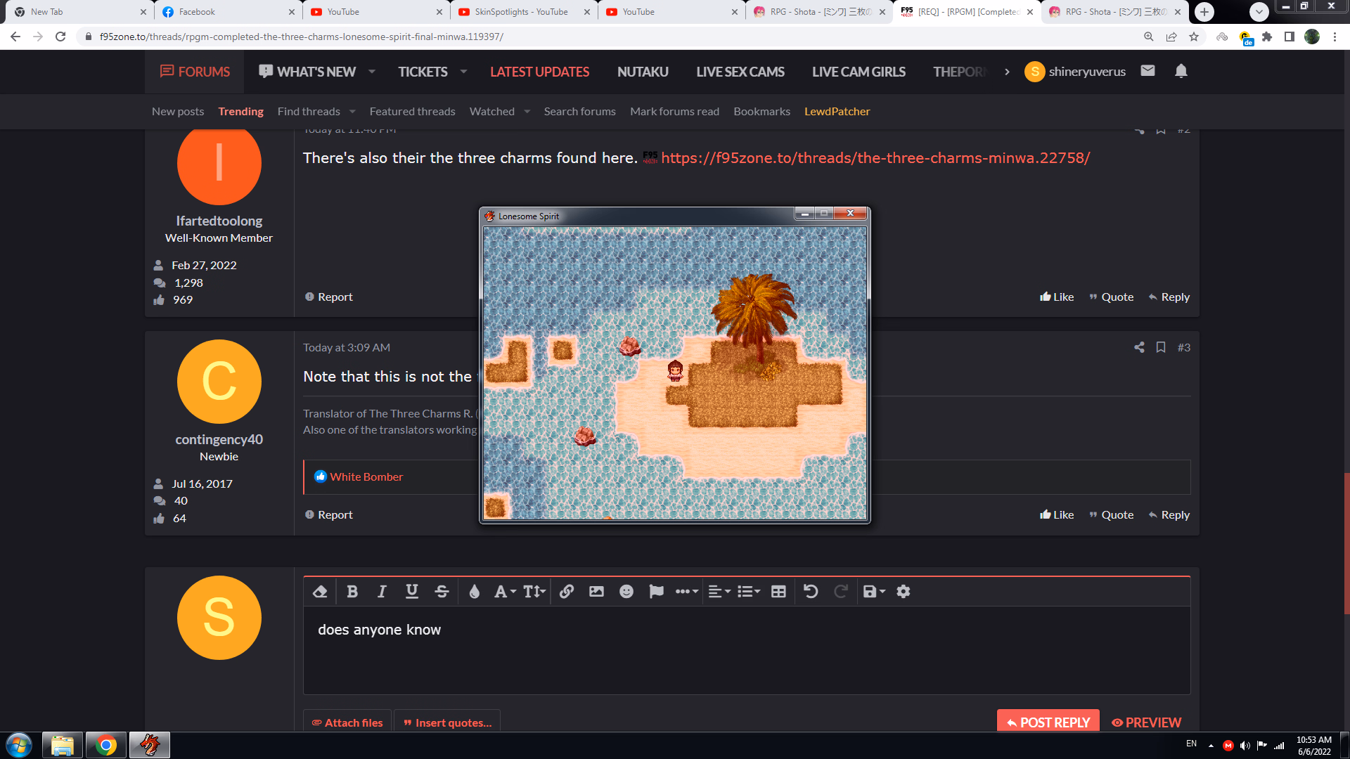 RPGM Completed The Three Charms - Lonesome Spirit [Final] [Minwa]