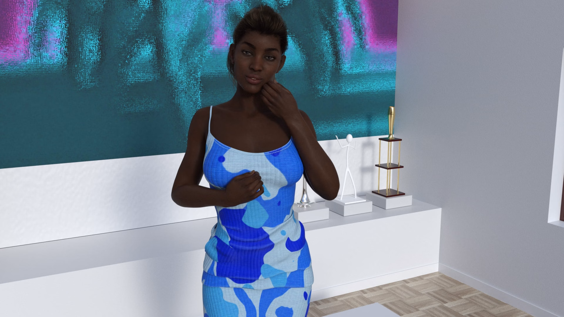 VN Ren'Py Abandoned Paradise with Black Beauties [v0.02] [OnlyGoodGames]
