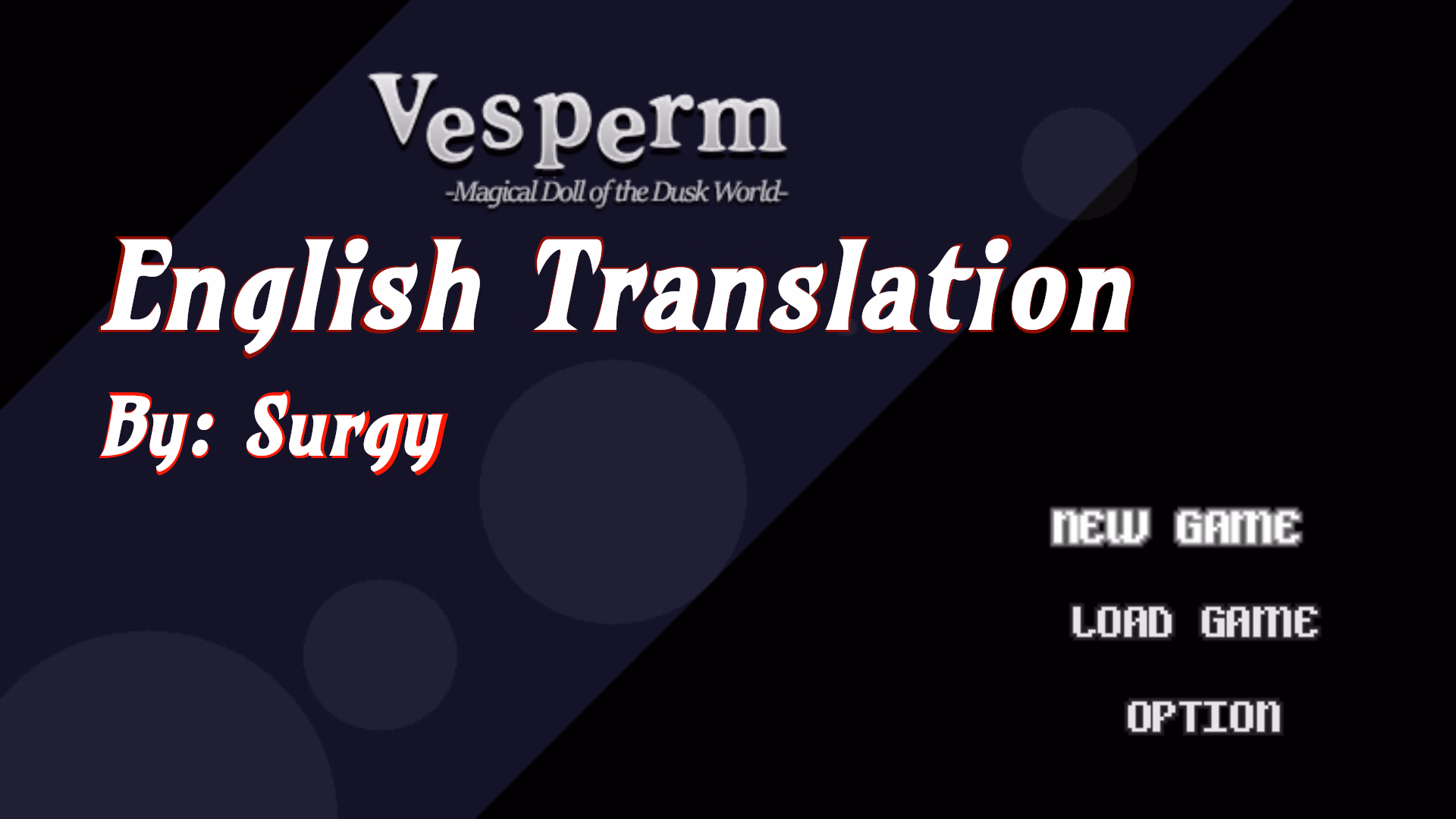 RPGM Completed Vesperm - Magical Doll of the Dusk World [Final] [Hoshikuzu Garage]