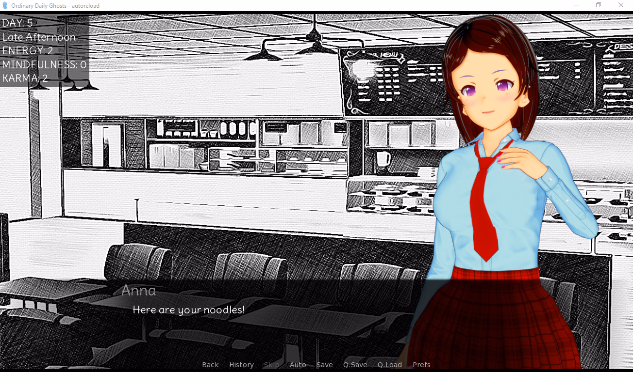 VN Ren'Py Abandoned Ordinary Daily Ghosts [S1 E1 v0.9] [nudaludo]