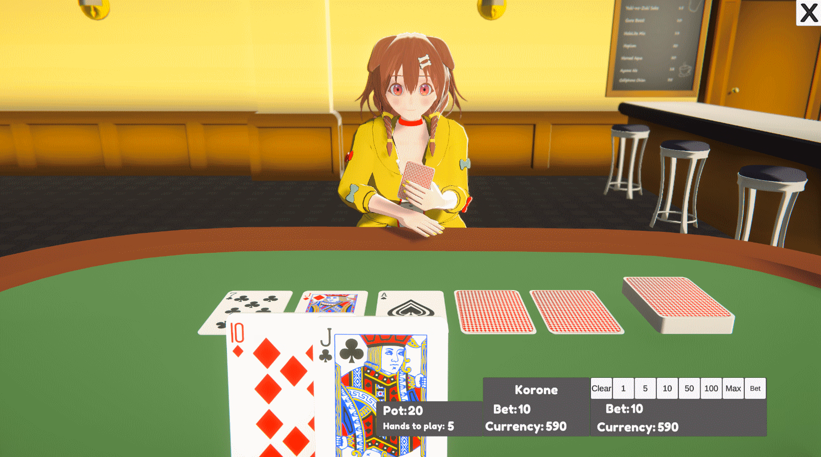 Unity Abandoned Anime Girl Casino [v0.1] [Garen Games]