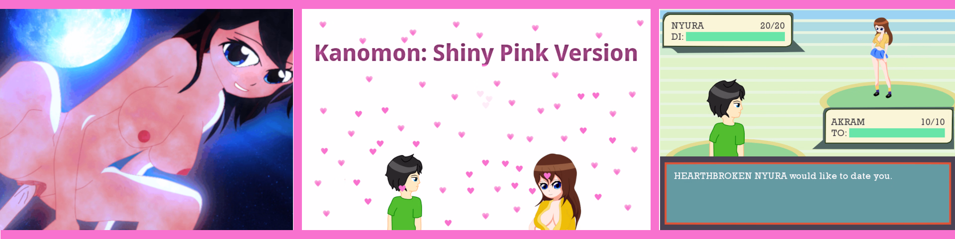 VN Ren'Py Completed Kanomon: Shiny Pink Version [v1.0] [tochelotu]