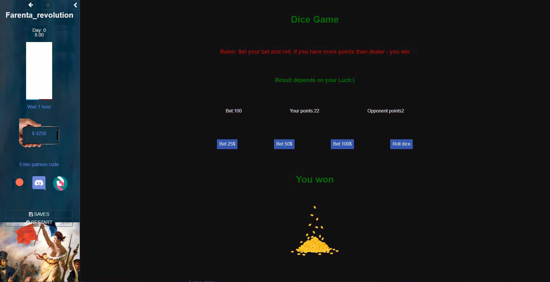HTML Abandoned Farenta Revolution [v1.1] [ShanStarborn]