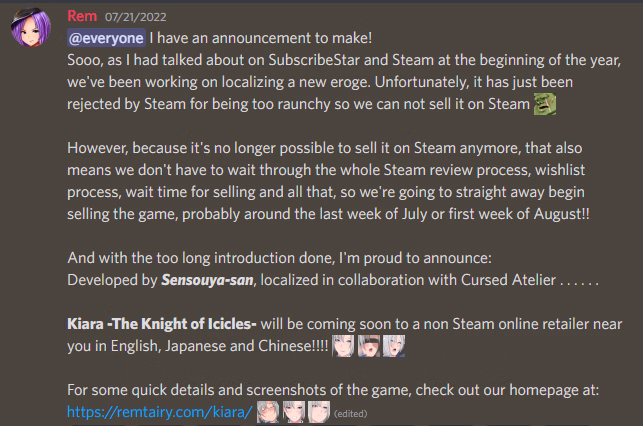 RPGM Completed Kiara - The Knight of Icicles [v1.05b] [war shop]