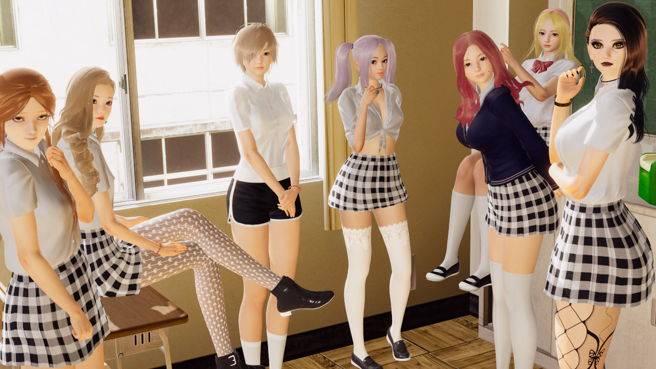VN Ren'Py Abandoned The God of Yuri School [Ch1 v0.3.1] [Wer0]