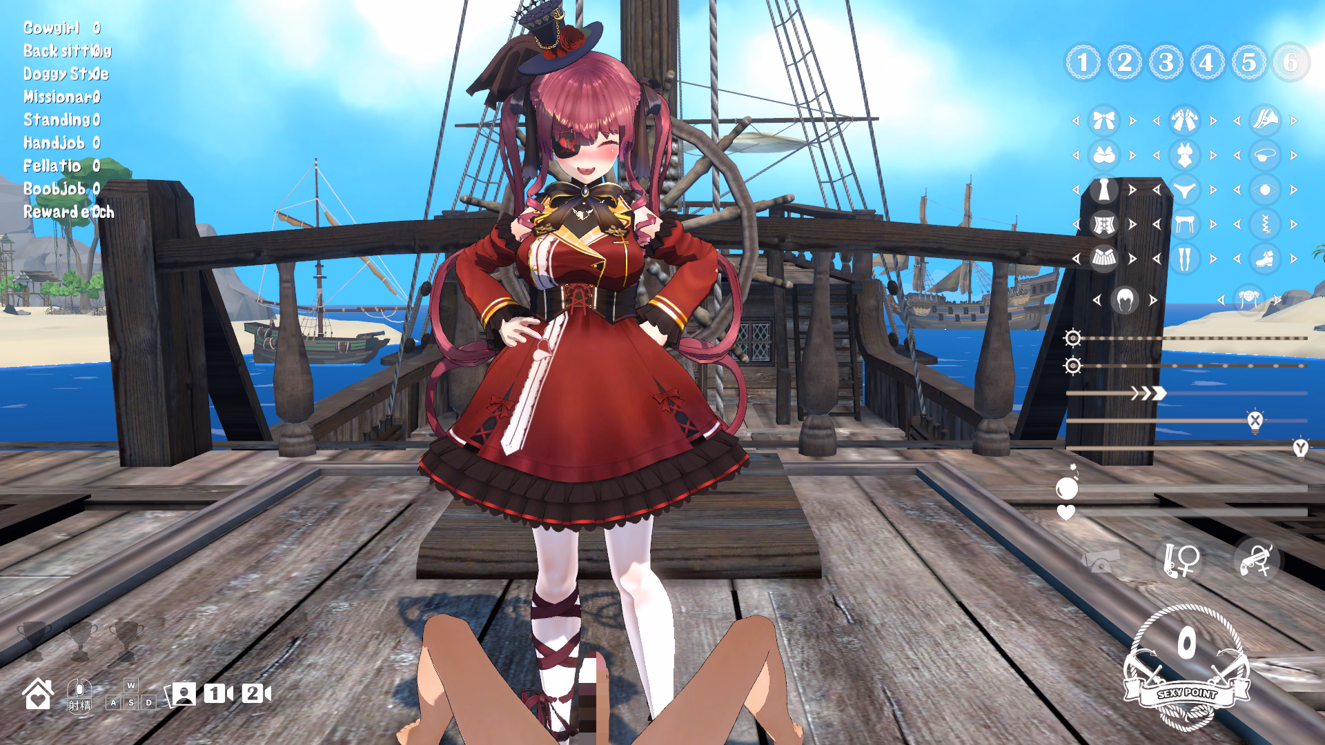 Unity Completed Sailing! I Want to Fuck the Big-Breasted Captain of My Dreams! [Final] [MofuMofuGames]