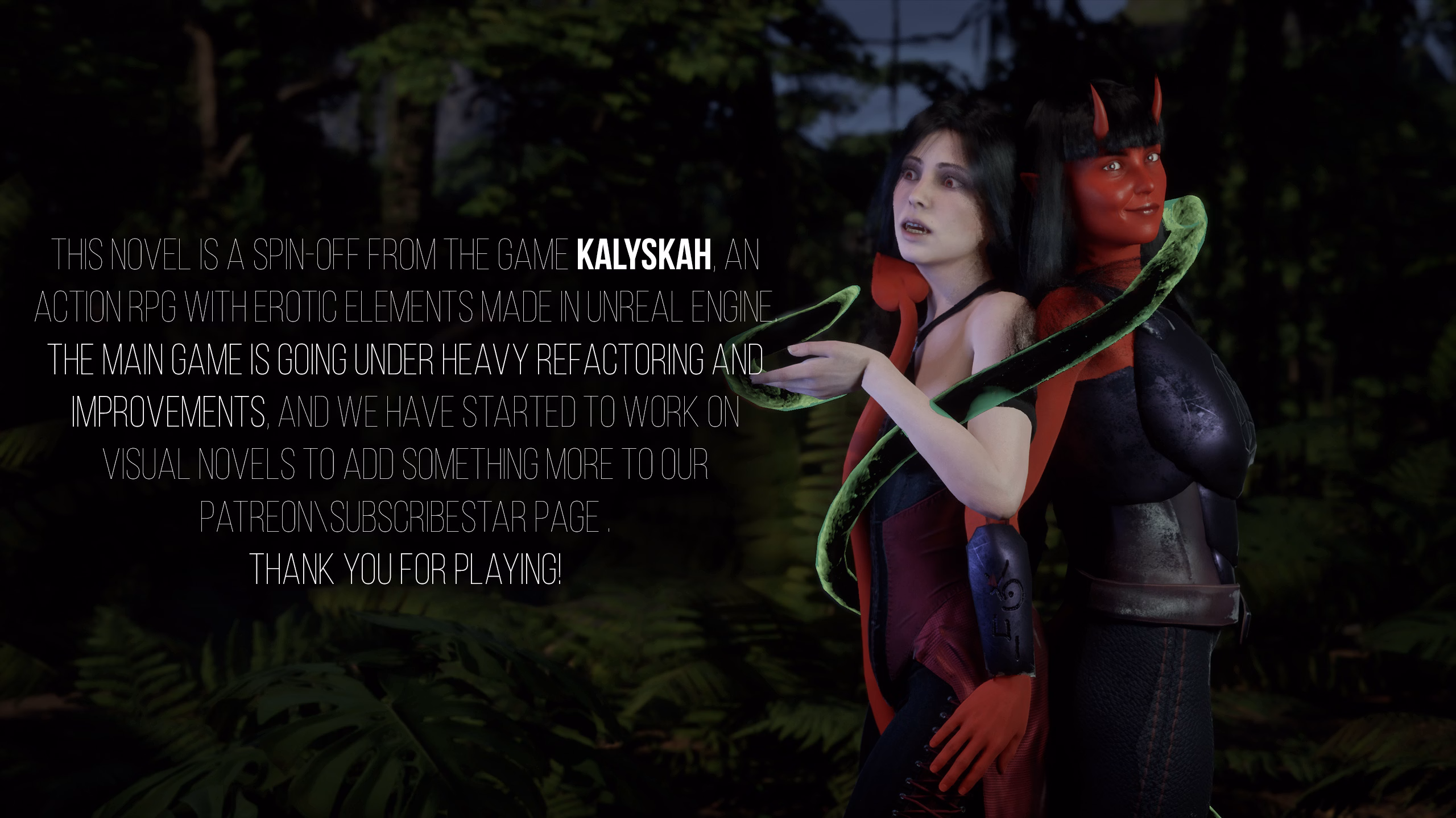 VN Ren'Py Abandoned Kalyskah: Jungle Trouble! [v0.4] [NobreLobo]