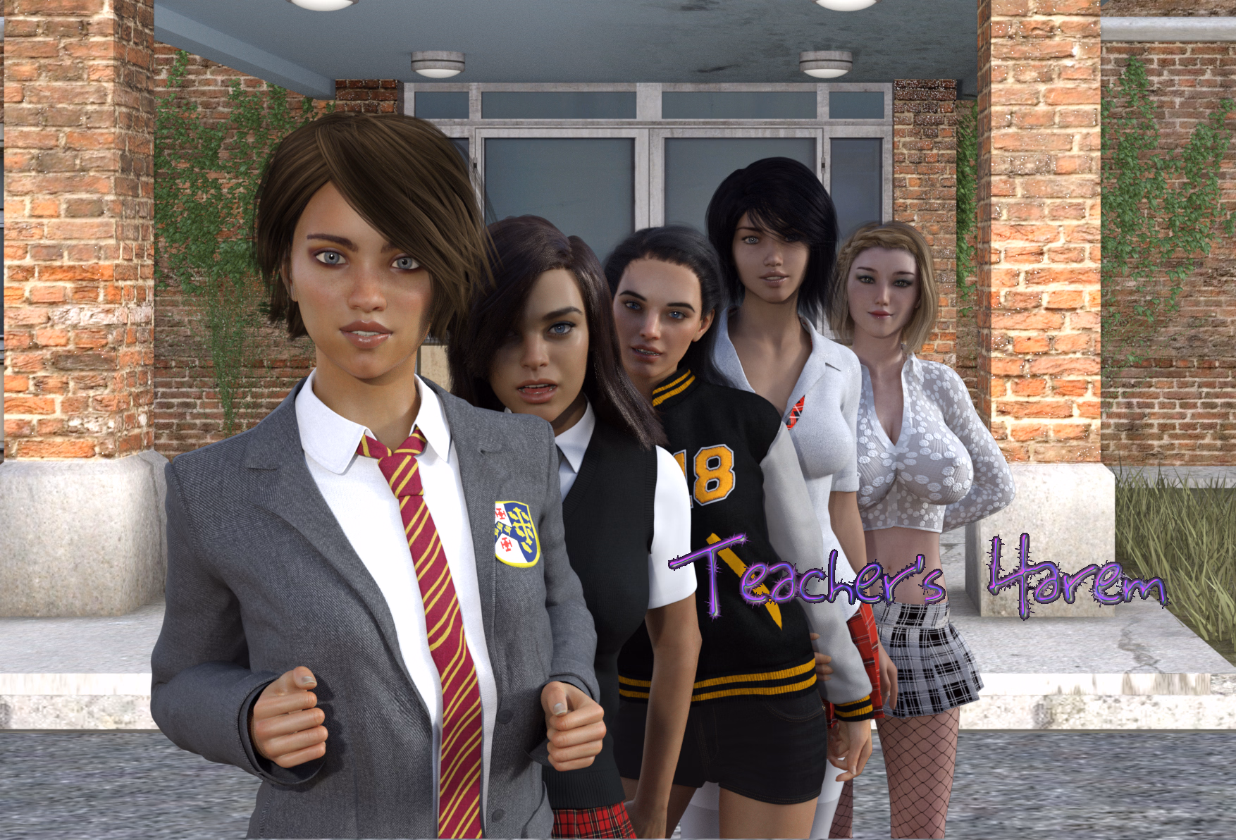 VN Ren'Py Abandoned Teacher's Harem [v0.5] [T-Wizard]