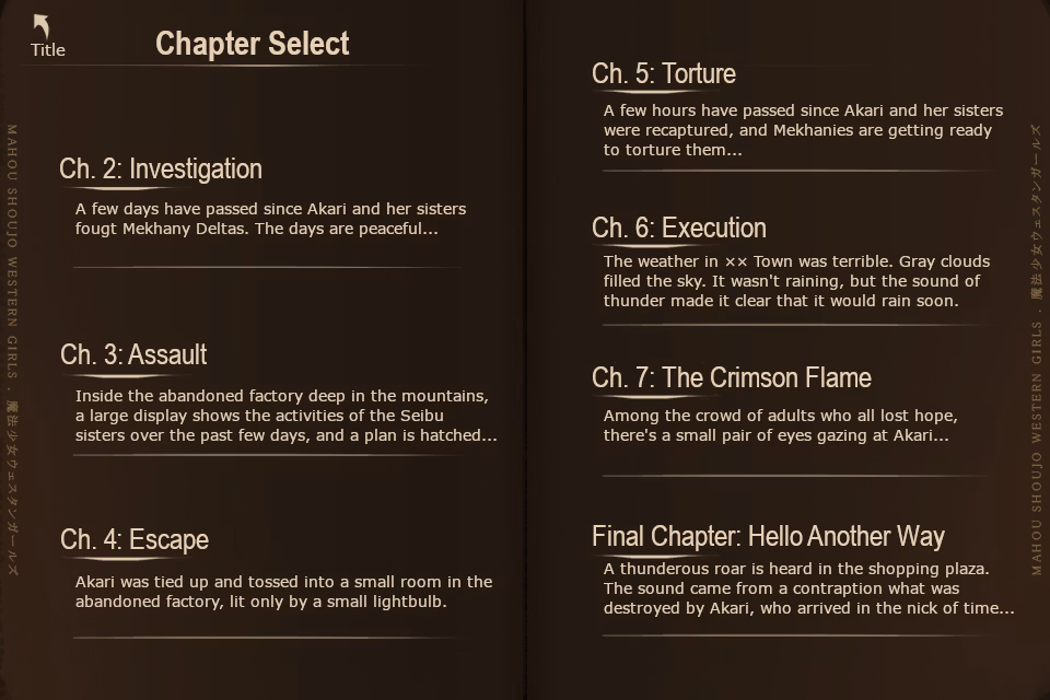 VN Others Completed Mahou Shoujo Western Girls Sound Novel Vol. 1 [Final] [Yumekakiya]