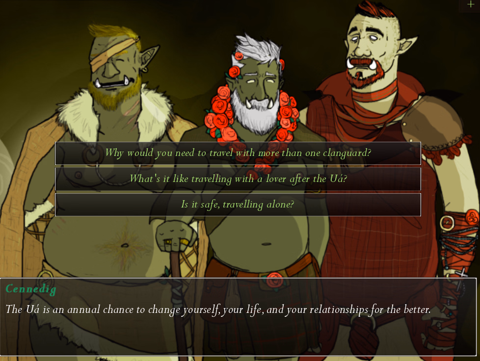VN Ren'Py Completed Tusks: The Orc Dating Sim [Final] [Mike Alexander]