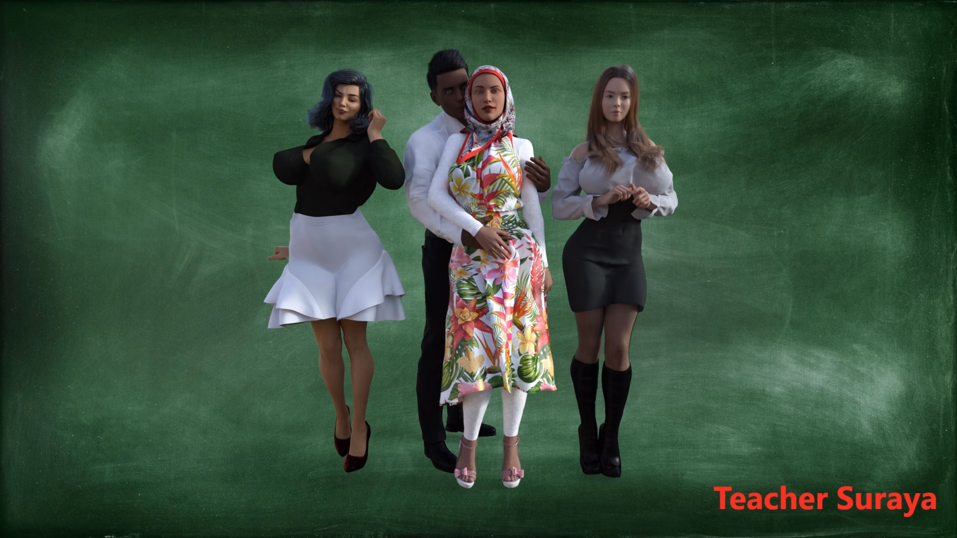 VN Ren'Py Abandoned Teacher Suraya [v0.1] [Studio32] download