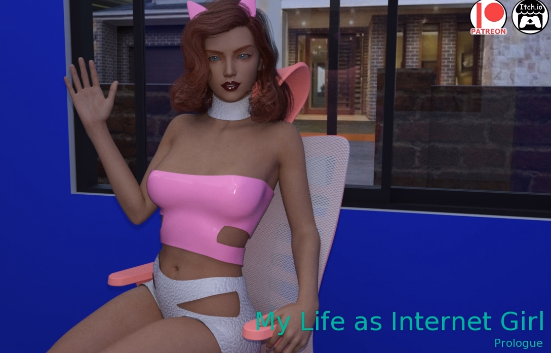 VN Ren'Py Abandoned My Life As Internet Girl [Prologue] [DerketoGames]