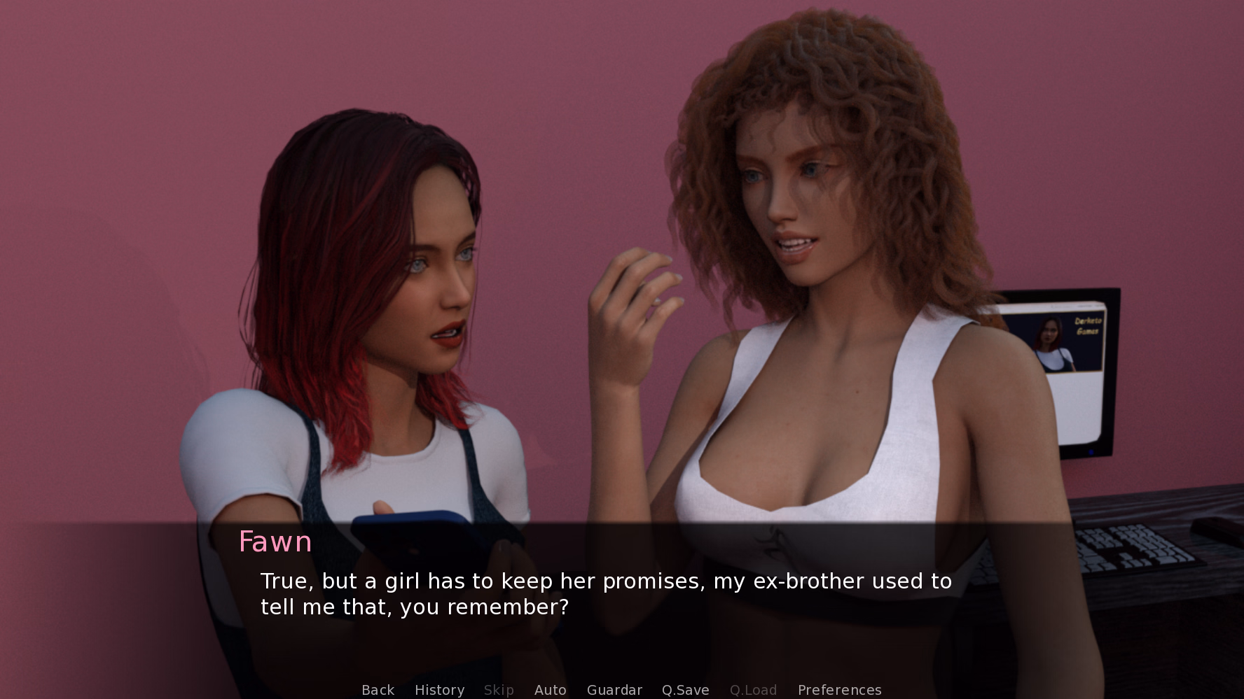 VN Ren'Py Abandoned My Life As Internet Girl [Prologue] [DerketoGames]