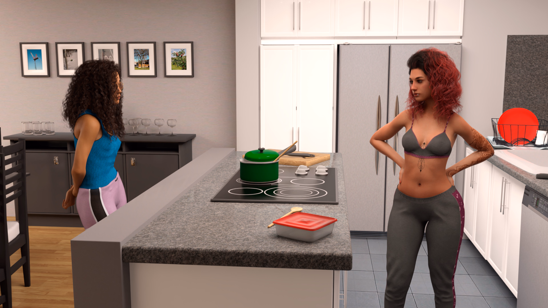 VN Ren'Py Abandoned Living Together [v0.1] [Delirium Karma]