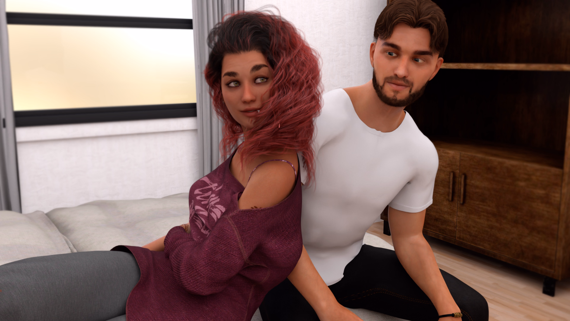 VN Ren'Py Abandoned Living Together [v0.1] [Delirium Karma]