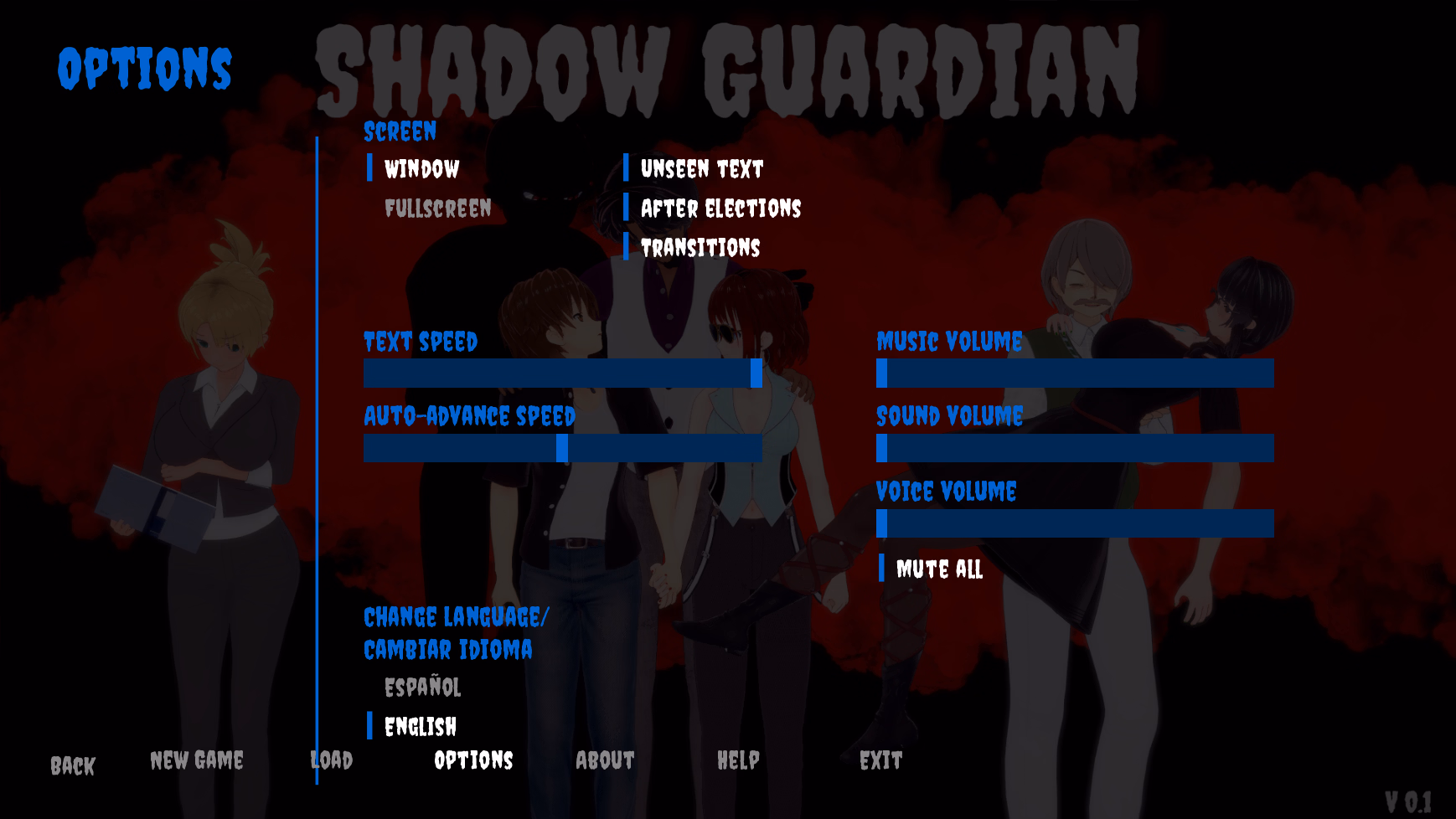 VN Ren'Py Abandoned Shadow Guardian [v0.6] [Nolosetio]
