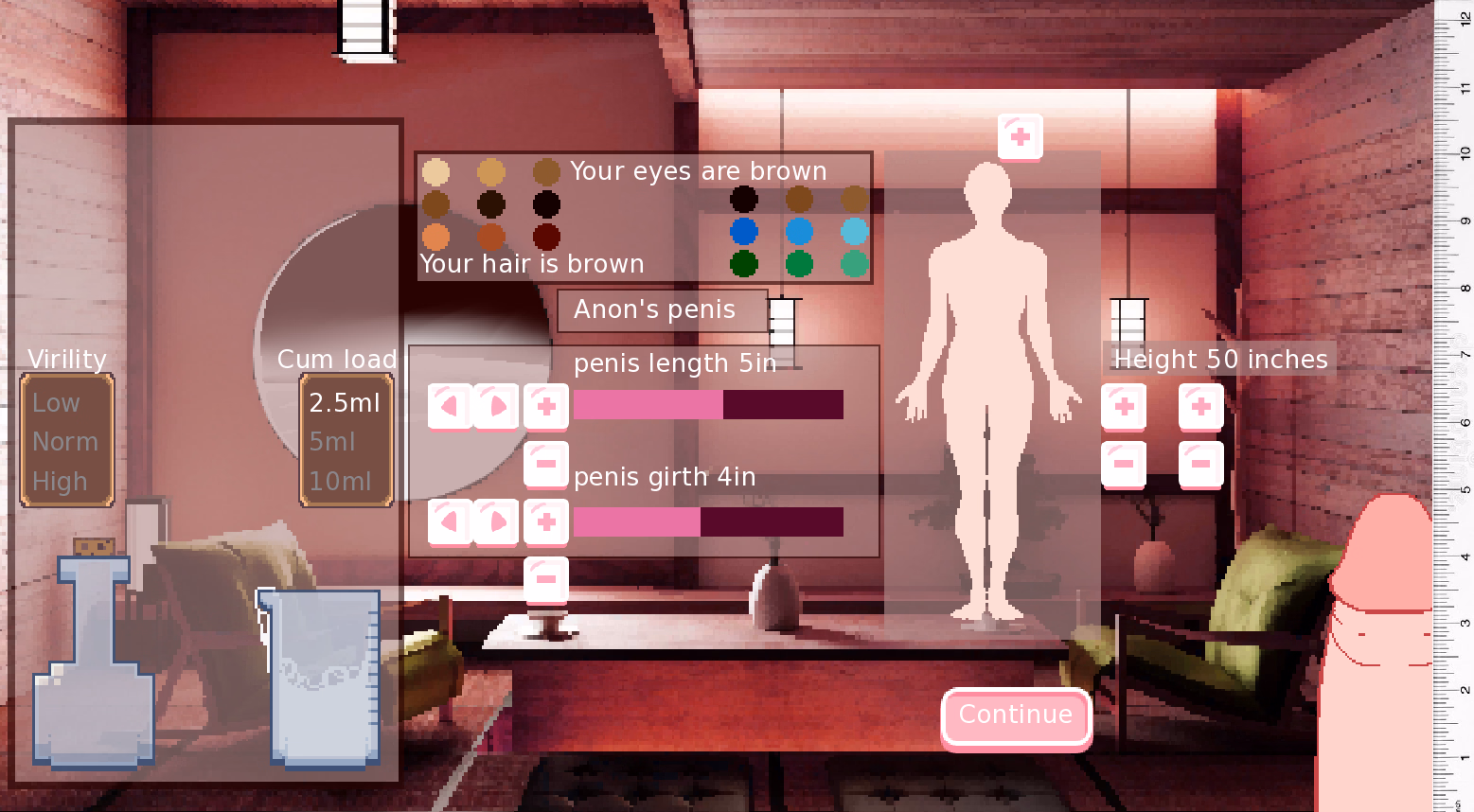 VN Ren'Py Abandoned Size Me Up [v1.4.0] [Klein Voimond]