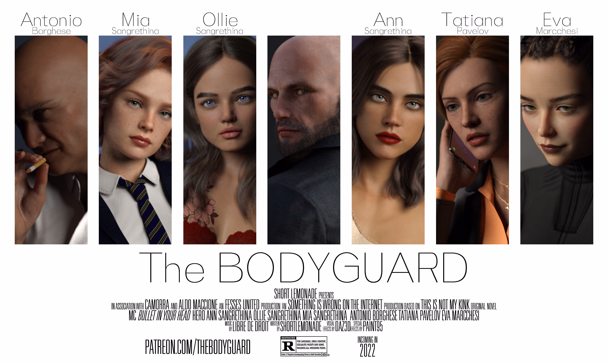 VN Ren'Py Abandoned The Bodyguard [v1.00 - Ch.01-03] [Short Lemonade]