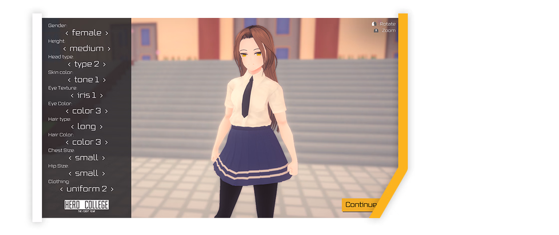 Unity Abandoned Hero College: The First Year [v0.21 Beta] [BerryCake]
