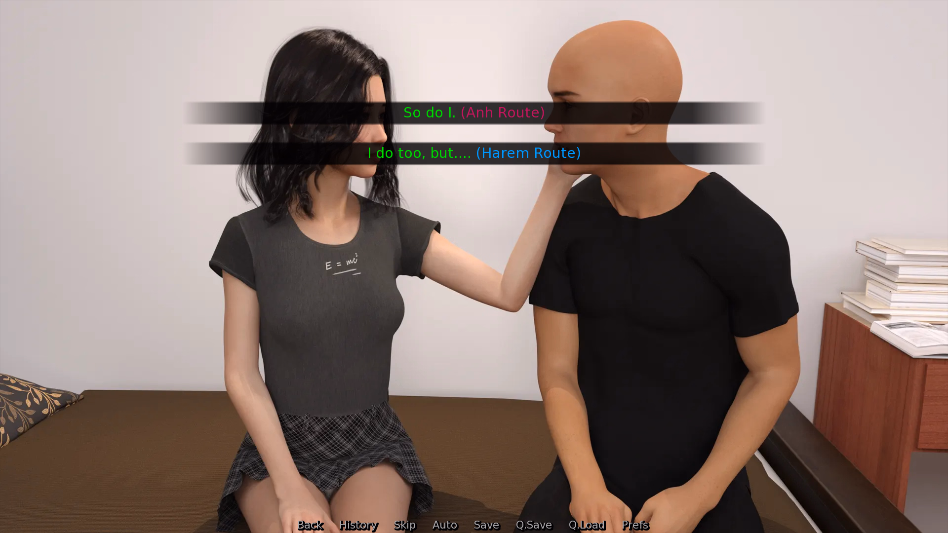 VN Ren'Py Completed One Lie [v1.0] [Wooden Donkeys]