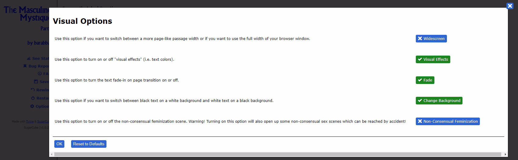 HTML Abandoned The Masculine Mystique [0.9.7a] [barabbas]