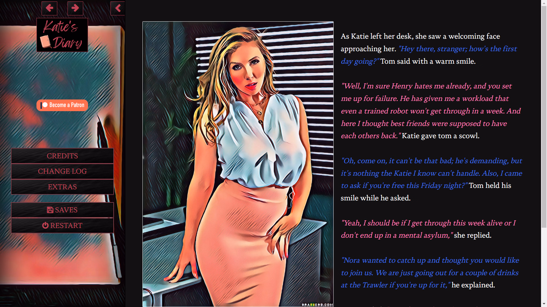 HTML Abandoned Katie's Diary [Ch. 4 ] [Skylar Reign]