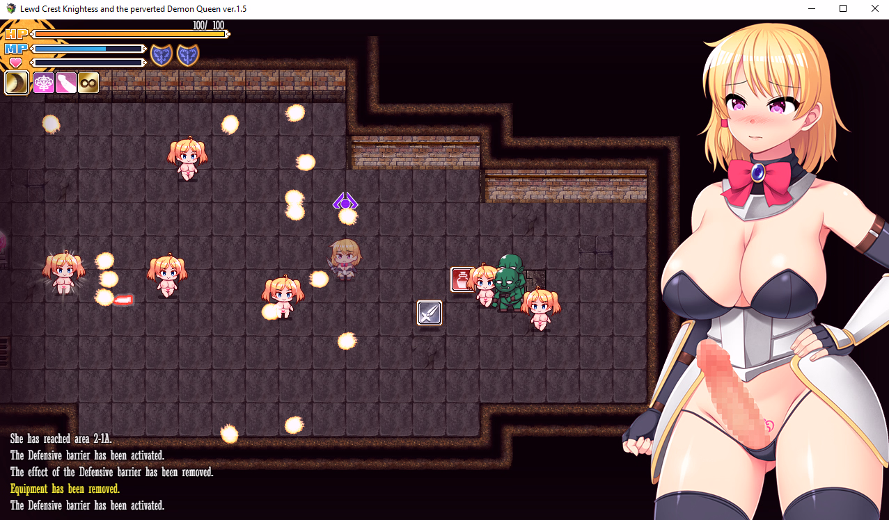RPGM Completed Lewd Crest Knightess and the Perverted Demon Queen [v1.5] [yoshii tech]