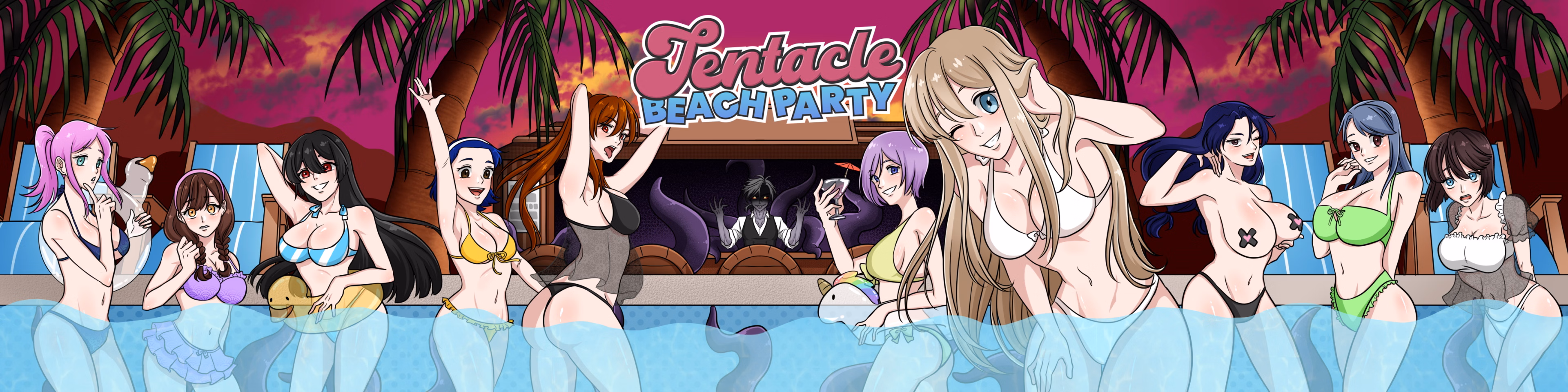 Others Tentacle Beach Party [Full] [Yukari-chan]