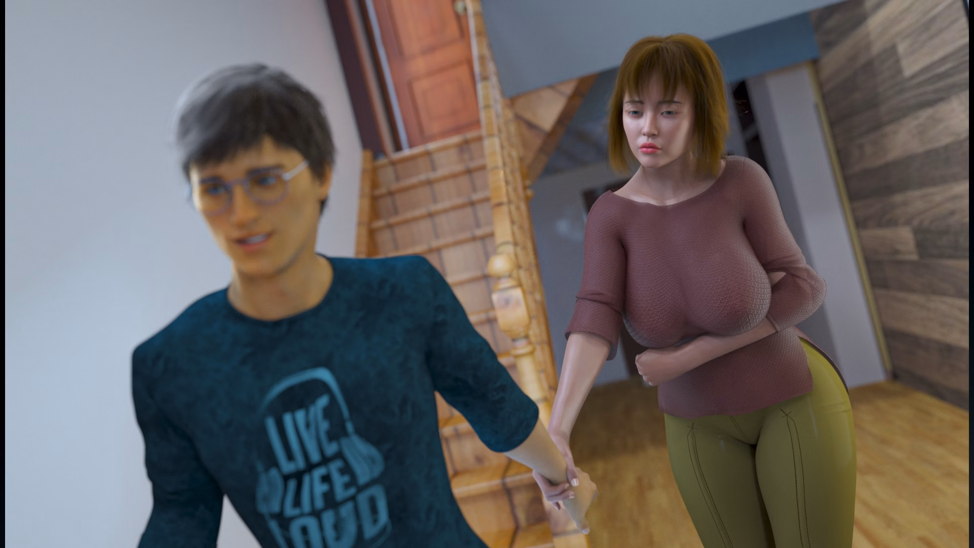 VN Ren'Py Abandoned Into the Milfy-verse [v0.02] [Phase X Studios]