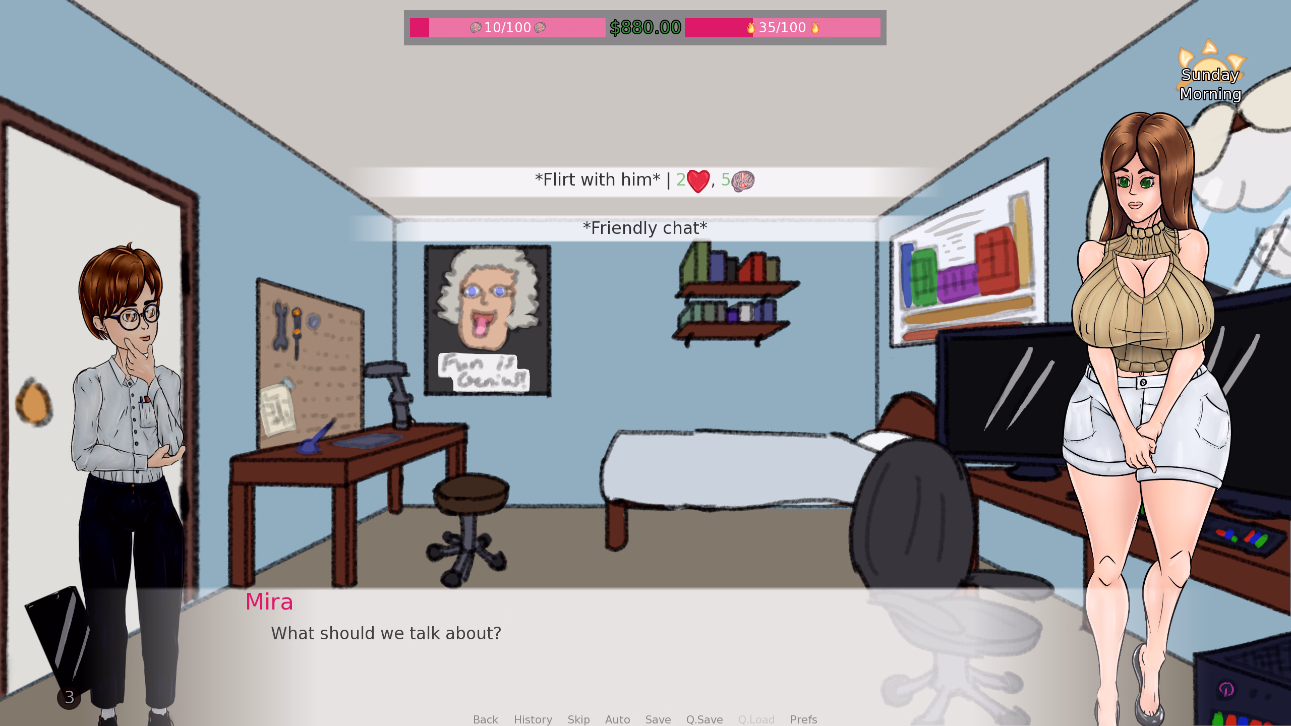 Ren'Py A Very Full House [v0.39.3] [MetaMira]
