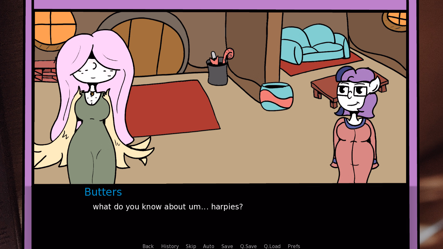 VN Ren'Py Completed The Harpy, the Halfing, and the Halfwit [Final] [TheCrimsonNight]