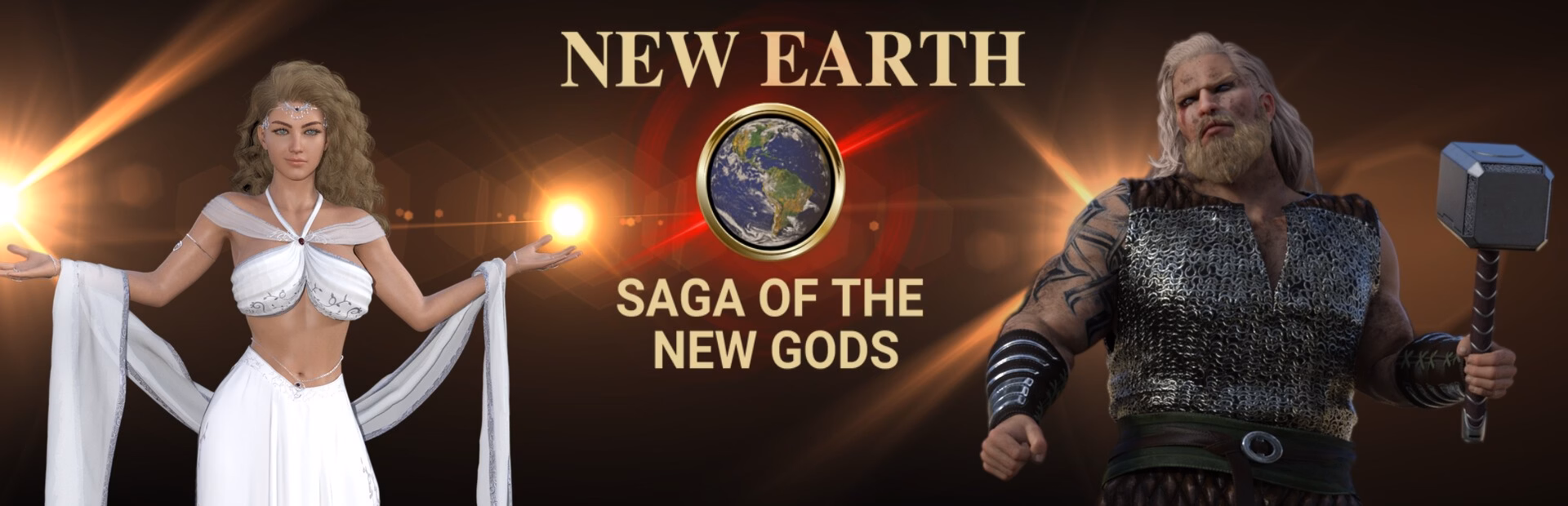 VN Ren'Py Completed New Earth Saga of the New Gods [1.0.0] [FPCGameSoftware]