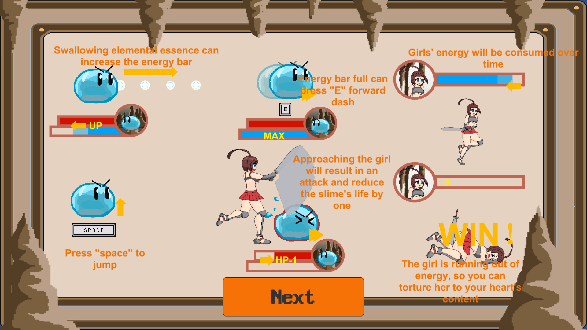 Unity Completed Run Away, Slime! [v1.1] [Kosya]
