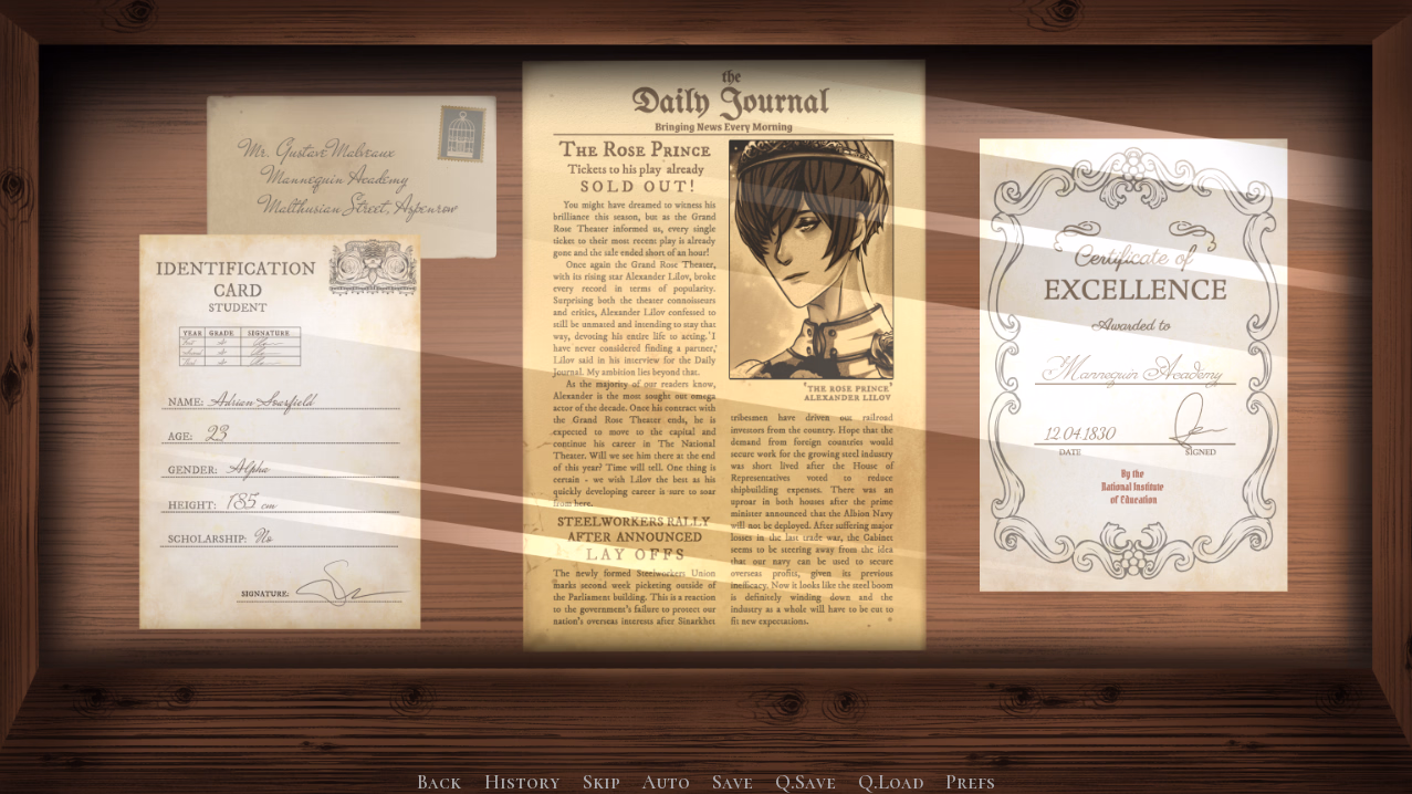 VN Ren'Py Abandoned Mannequin Academy [v1.35] [Aedian Glair]