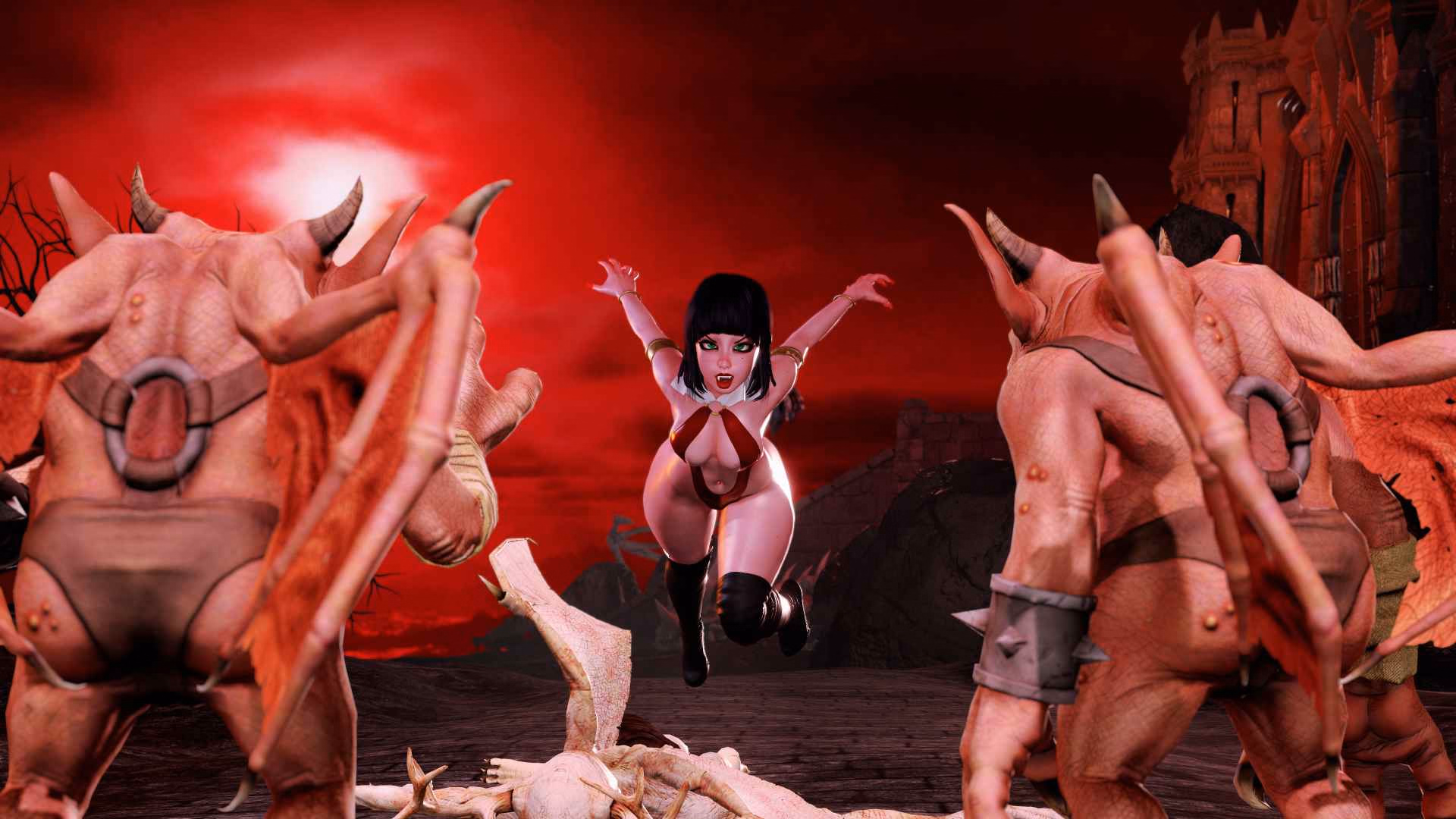 VN Ren'Py Abandoned Vampirella- Legacy of Lilith [v1.2.2] [Dazbrownie]