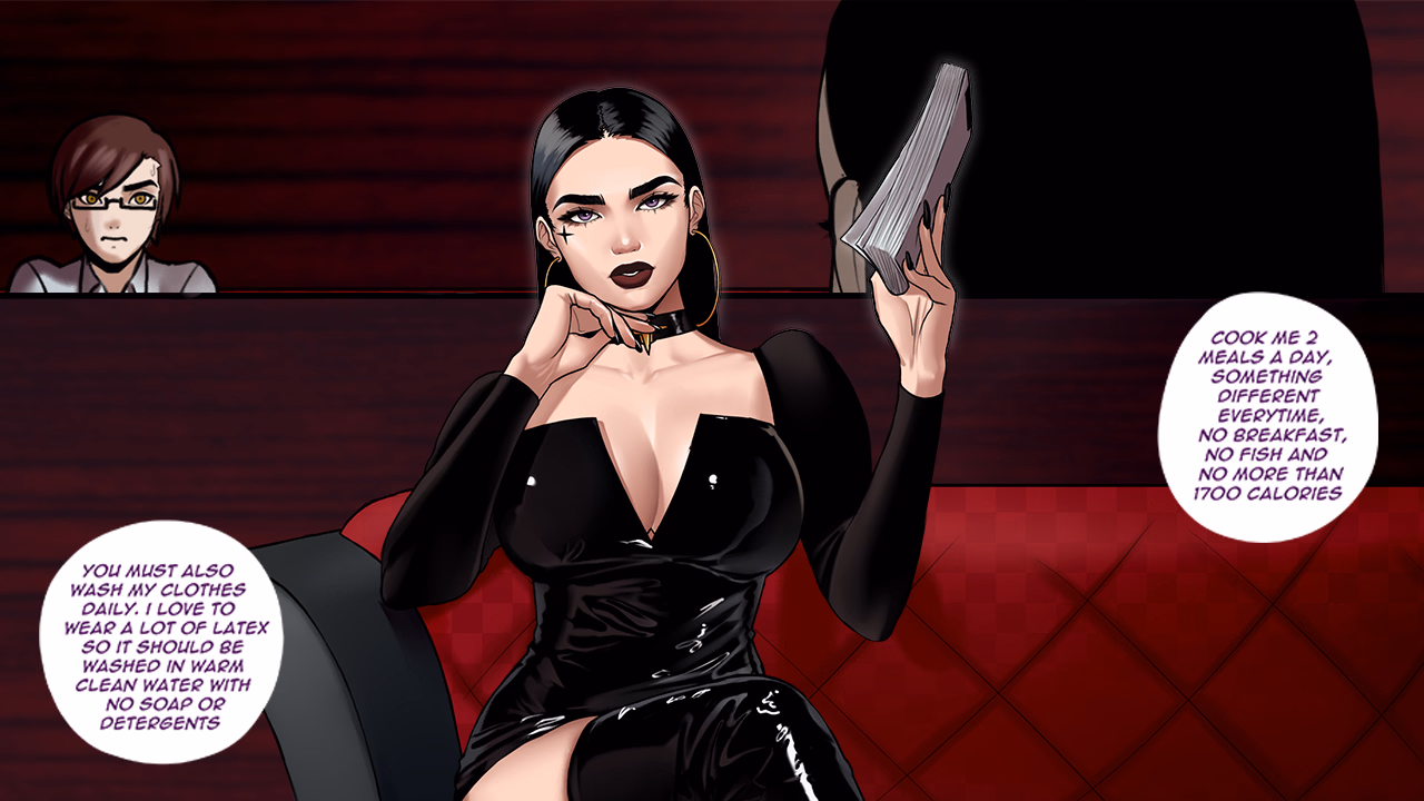 VN Ren'Py Abandoned Black Contract [v0.1] [Two Hot Milfs Studio]