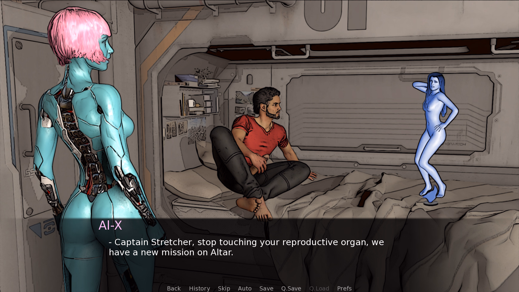 VN Ren'Py Abandoned The Adventures of Captain Stretcher [v0.3.0] [AdultVNComix]
