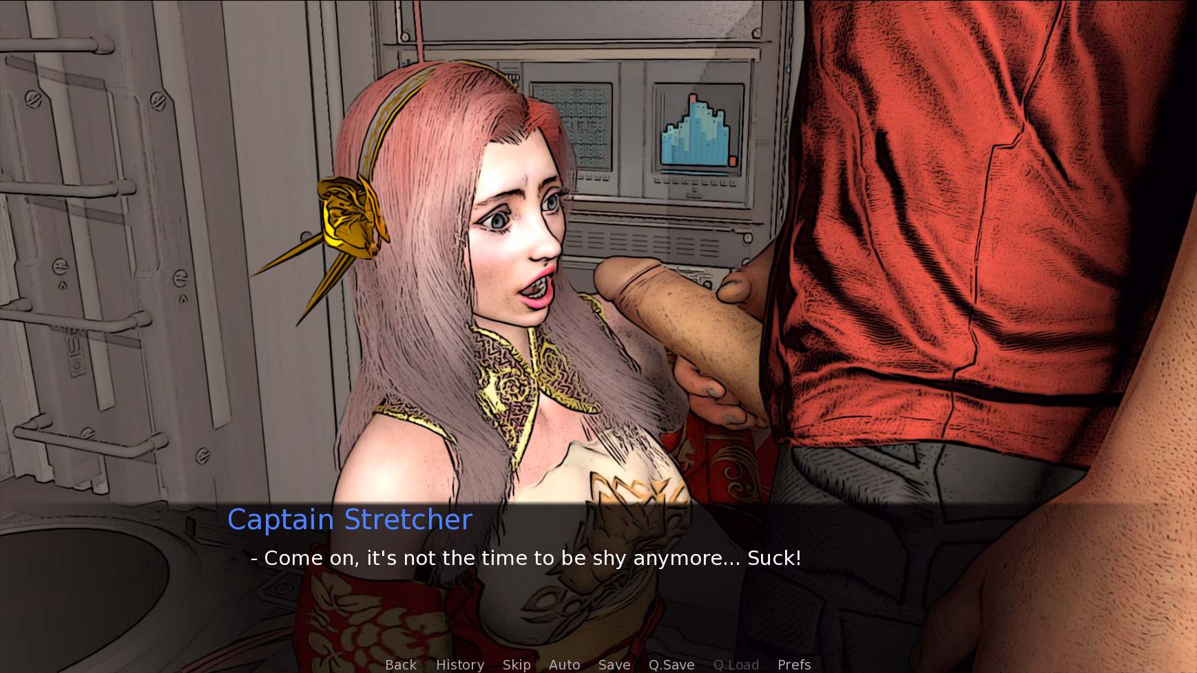 VN Ren'Py Abandoned The Adventures of Captain Stretcher [v0.3.0] [AdultVNComix]