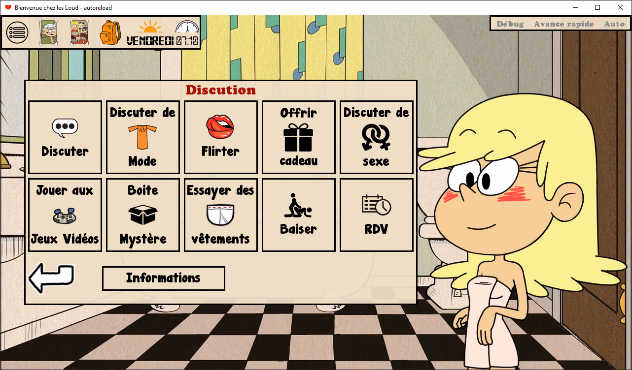 Ren'Py The Loud House: Lost Panties [v0.3.1 Full Loud] [Voracity]