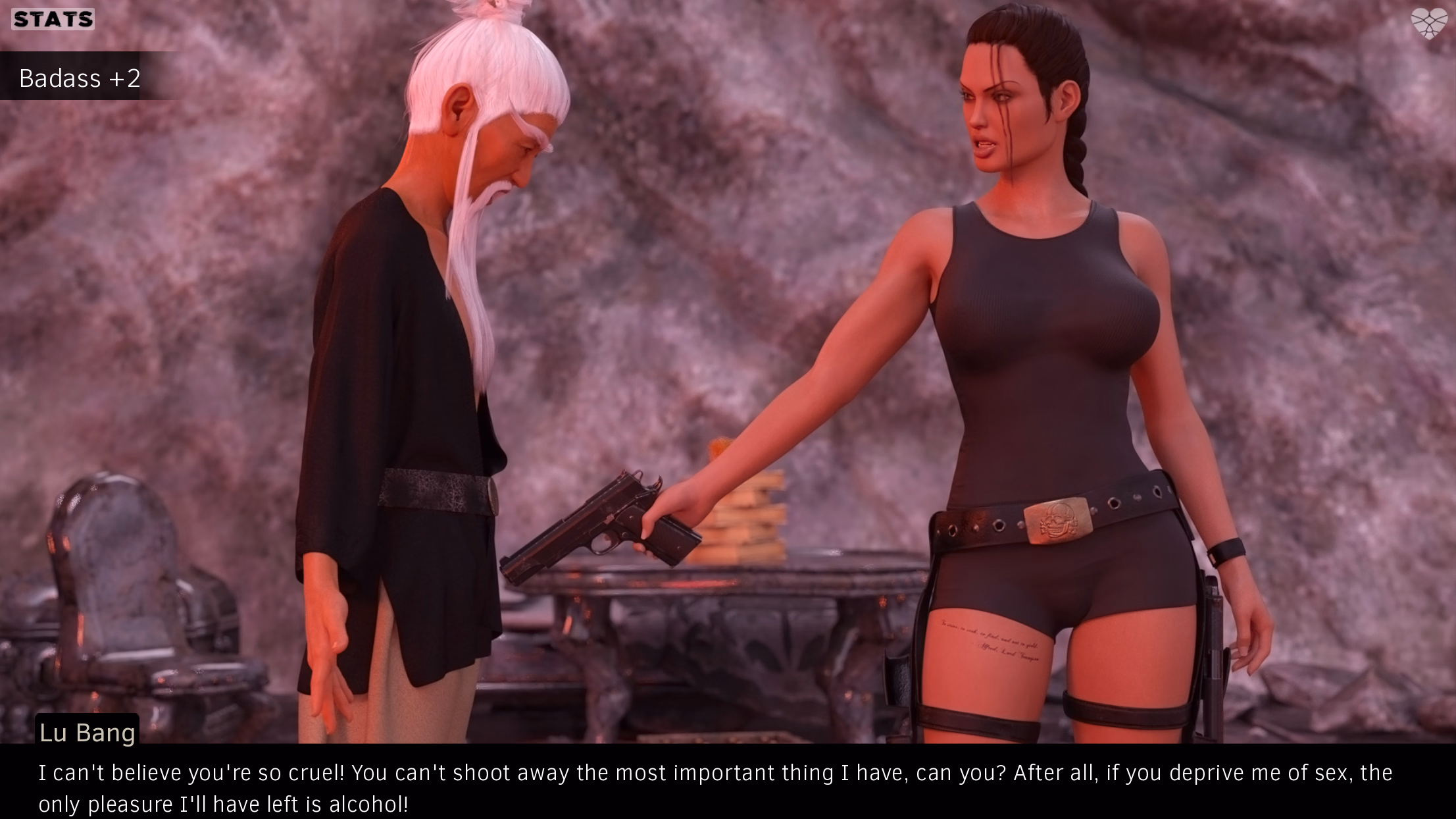 VN Ren'Py Abandoned Lara Croft and the Lost City [v0.4.9] [Old DVD]