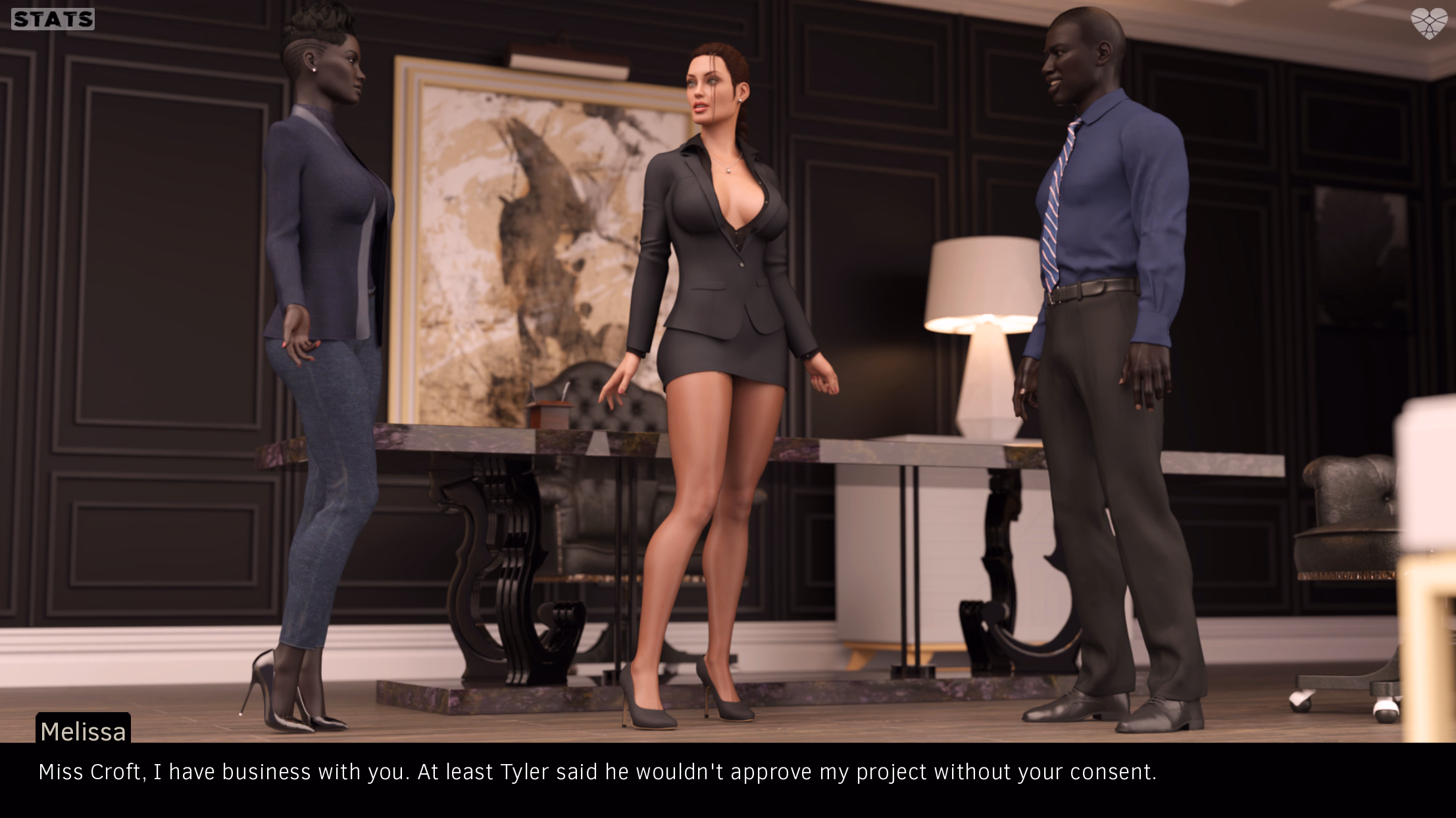VN Ren'Py Abandoned Lara Croft and the Lost City [v0.4.9] [Old DVD]