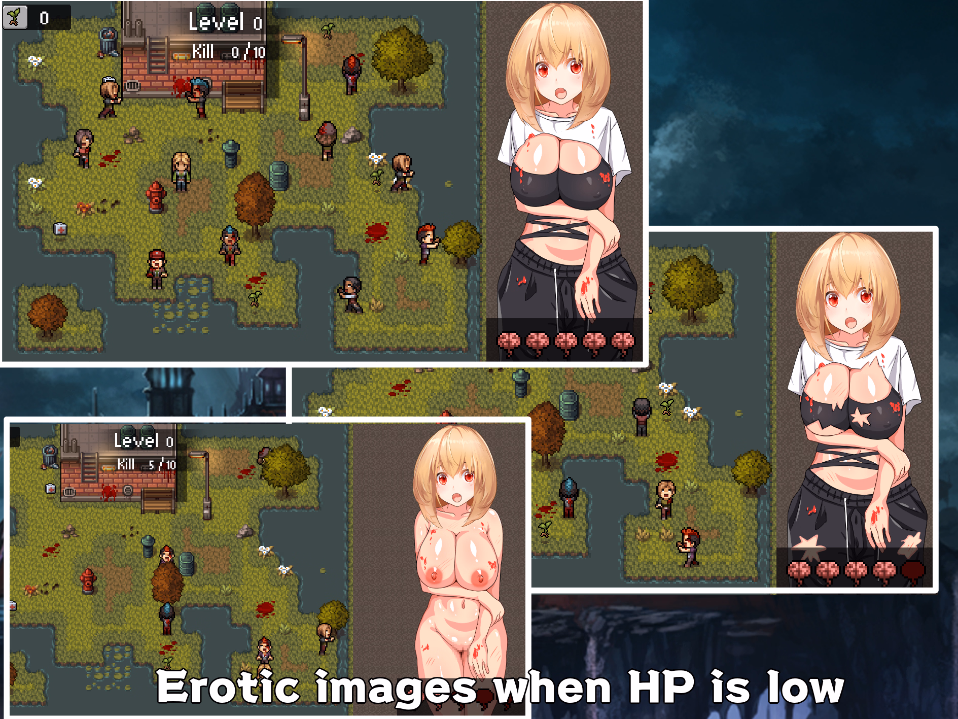 RPGM Completed ZOMBIE WAR [Final] [r18Kuri]