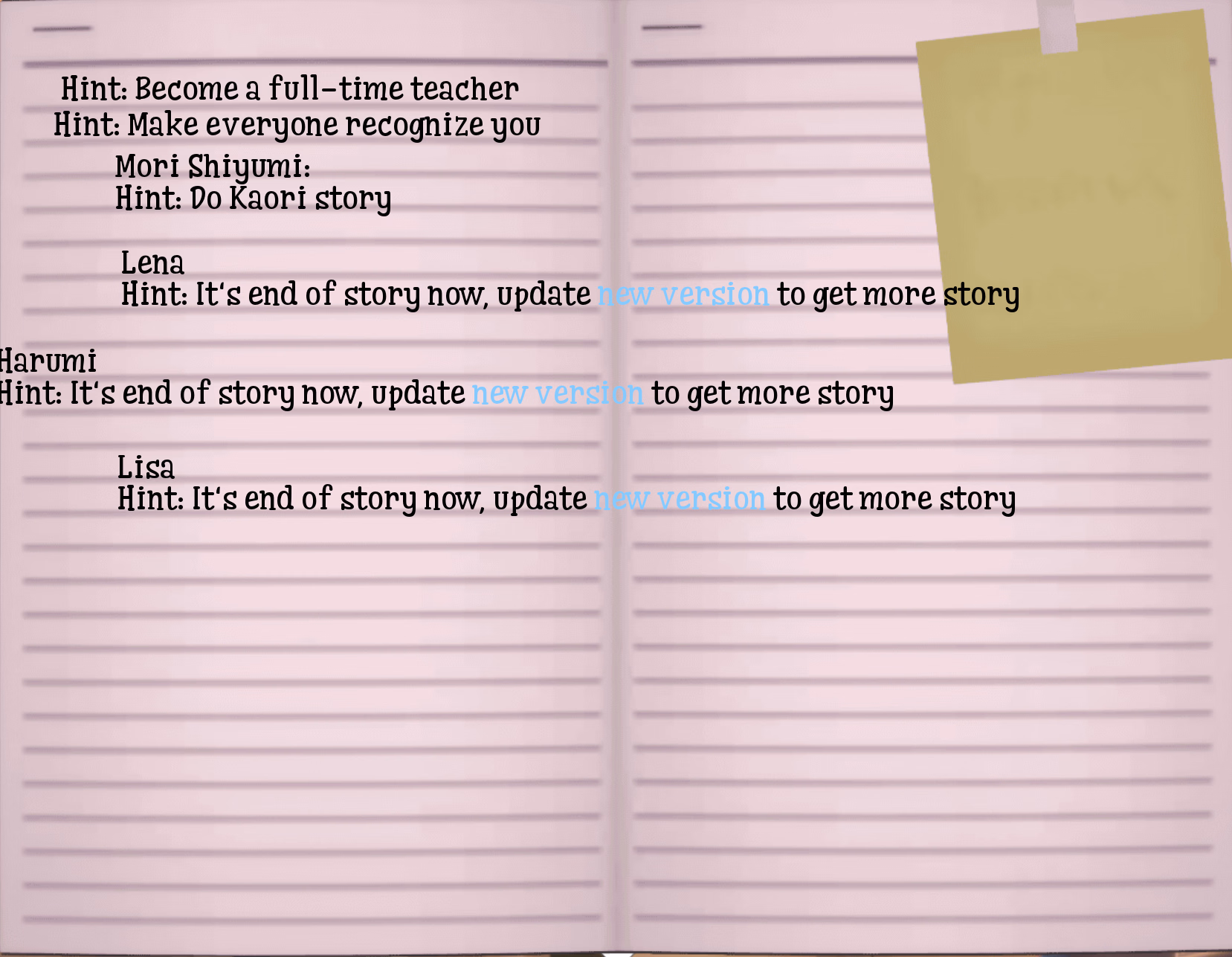Ren'Py School Tales [v10.7] [Kenzi Shinyuiki]