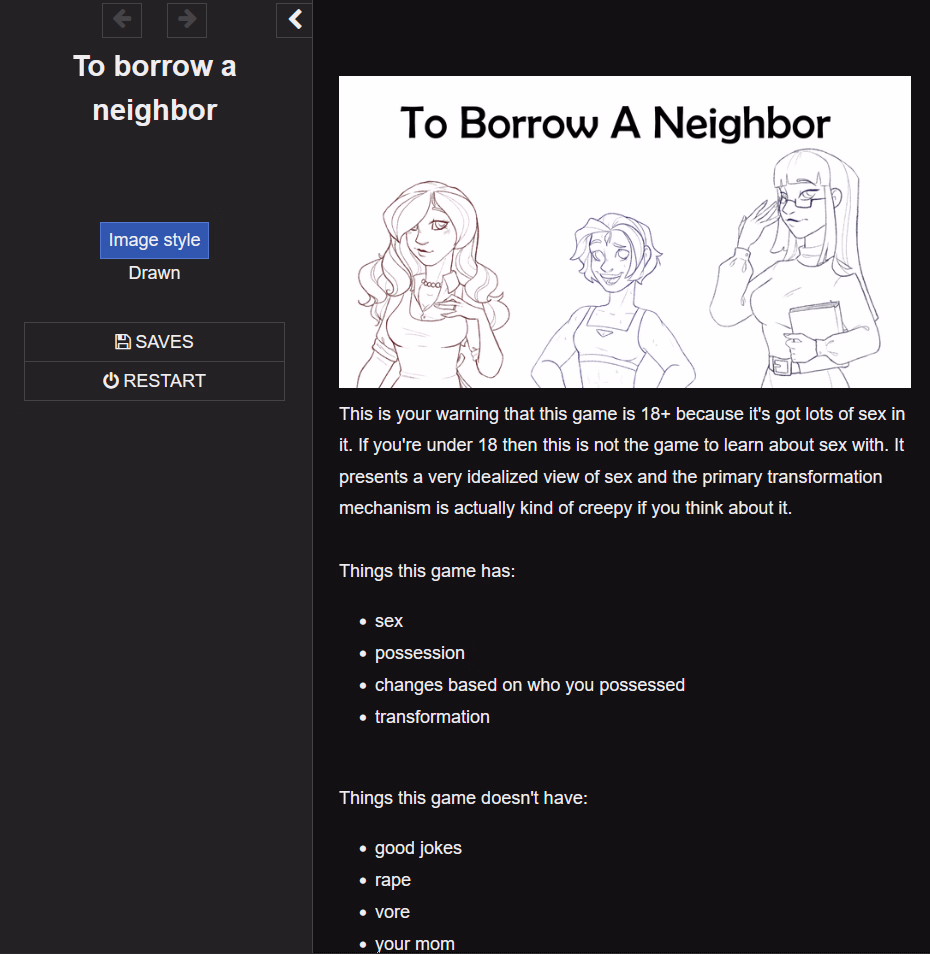 HTML Completed To Borrow a Neighbor [v1.01] [aaaac]