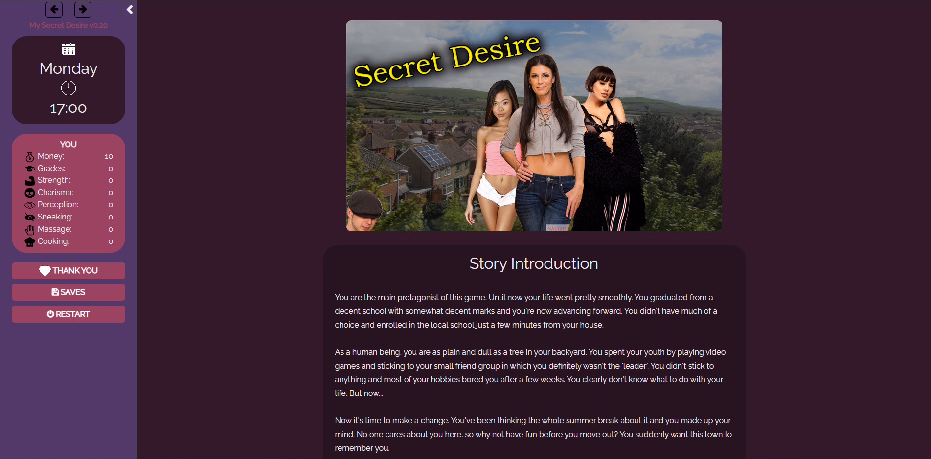 HTML Abandoned My Secret Desire [v0.20] [plawy]