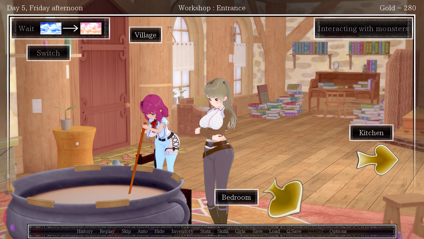 Ren'Py Abandoned Brave New Isekai [v0.1.10b] [Black Arts Theatre]