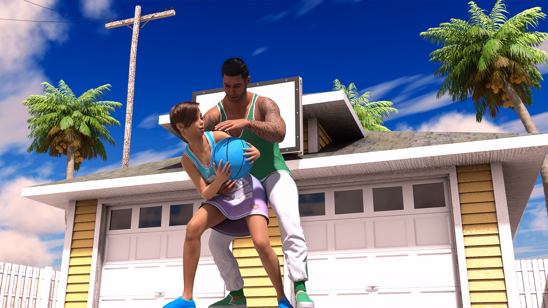 VN Ren'Py Abandoned Share of Sweet [v0.1.4 Extended] [Neon Berry]